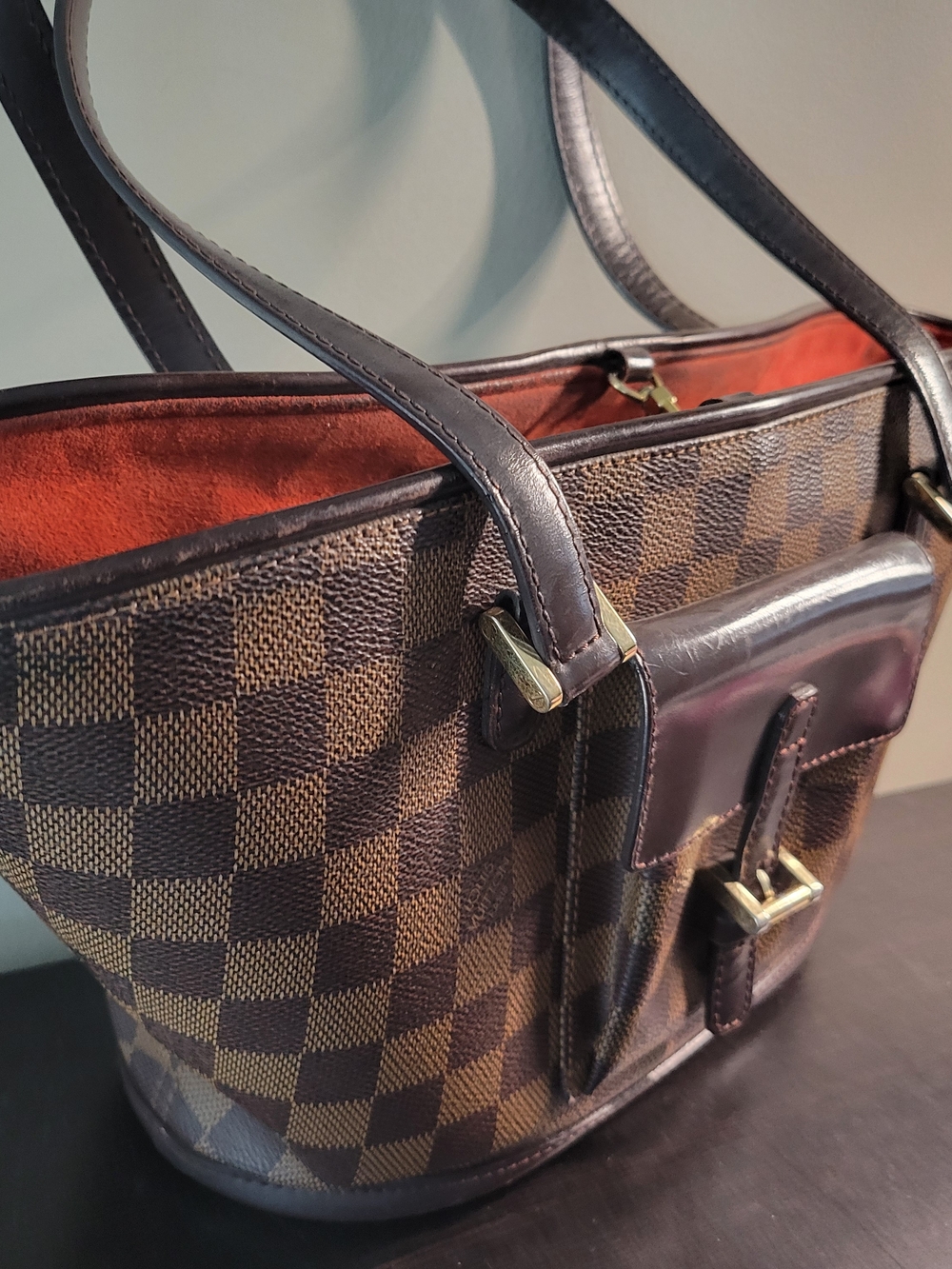 Louis Vuitton Damier Ebene Monosque Tote - Picture 7 of 16